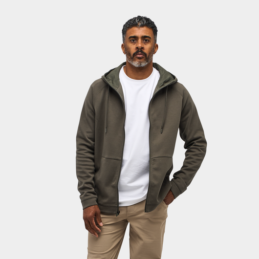 NOMATIC Flowstate Full-Zip Hoodie, performance travel apparel