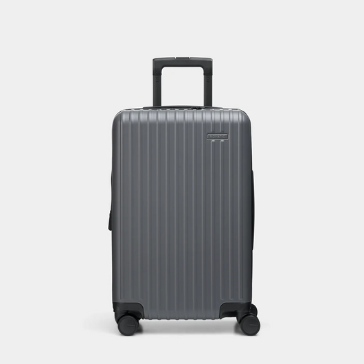 Front view of the Method Luggage Check-In color grey #color_gray